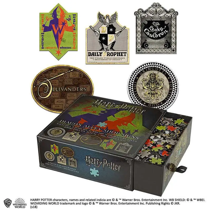 Puzzle hp diagon alley shop signs